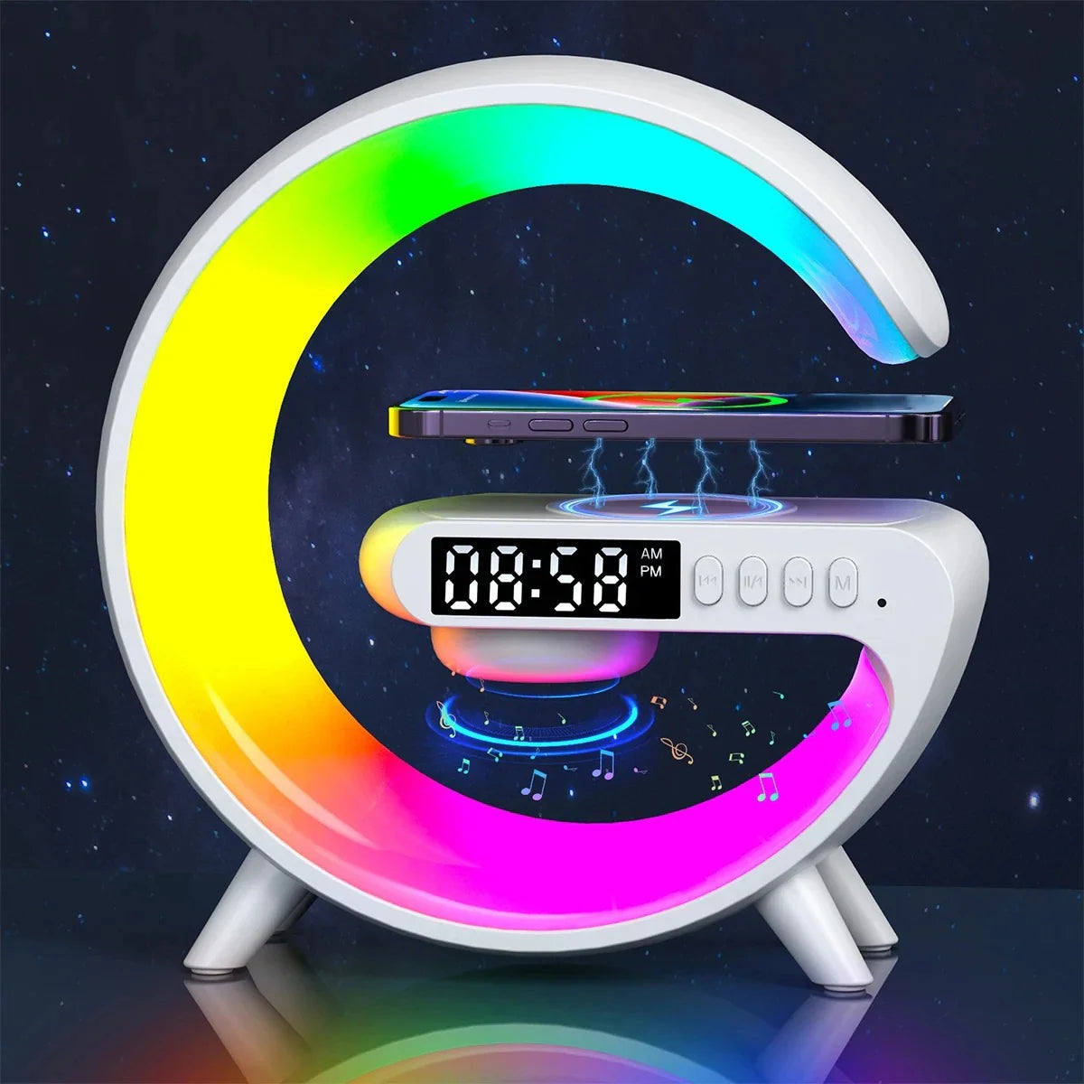 Multifunctional Wireless Charging Lamp